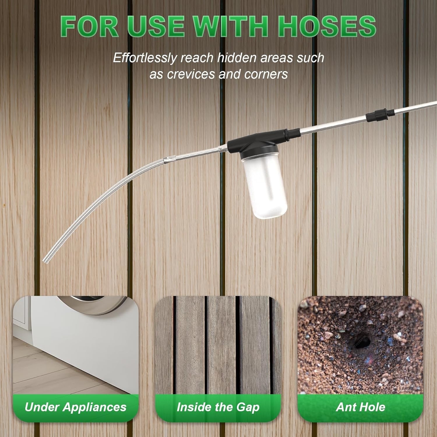Diatomaceous Earth Duster, Extendable Reach Up to 4 Feet, Indoor and Outdoor