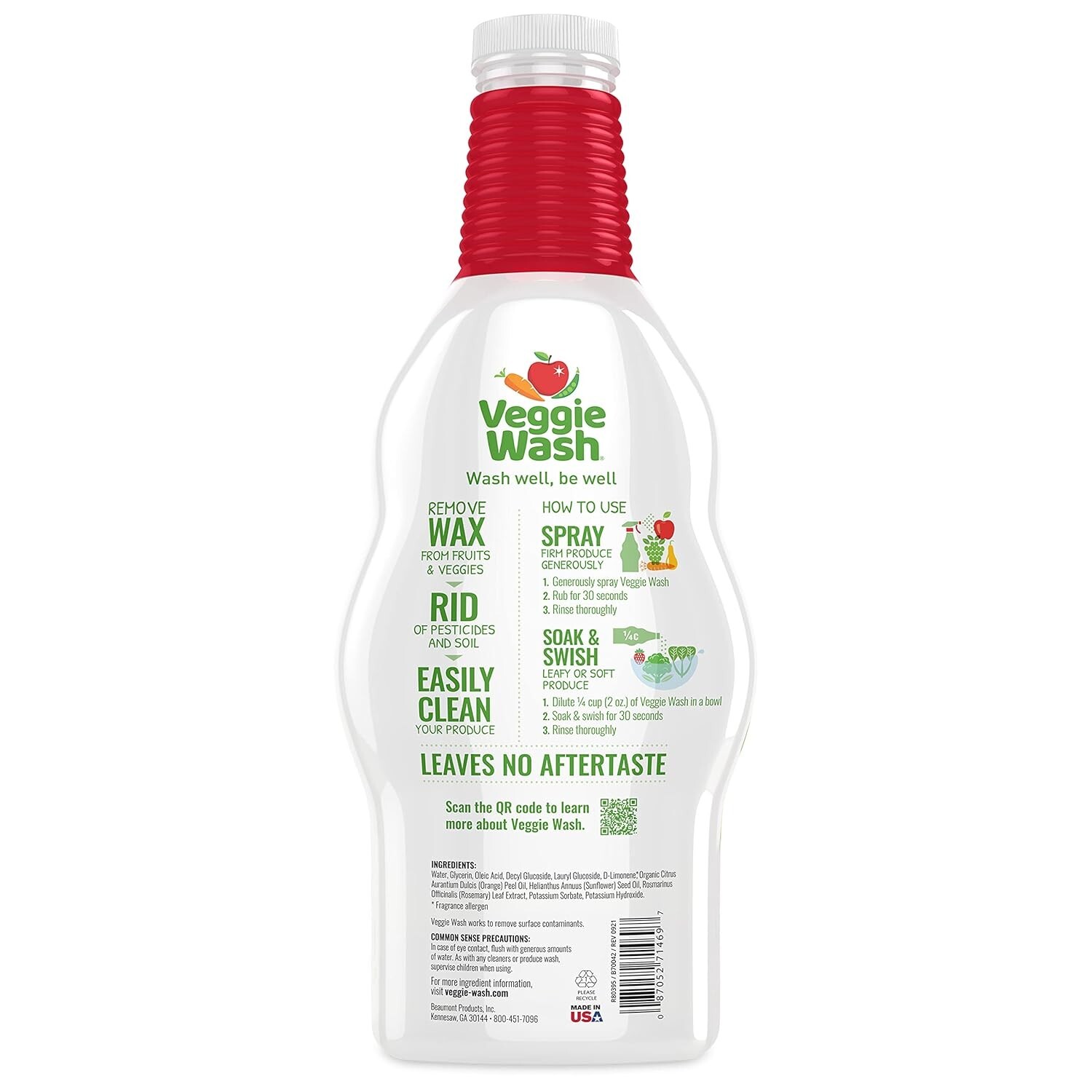 Veggie Wash Refill Bottle Veggie Wash