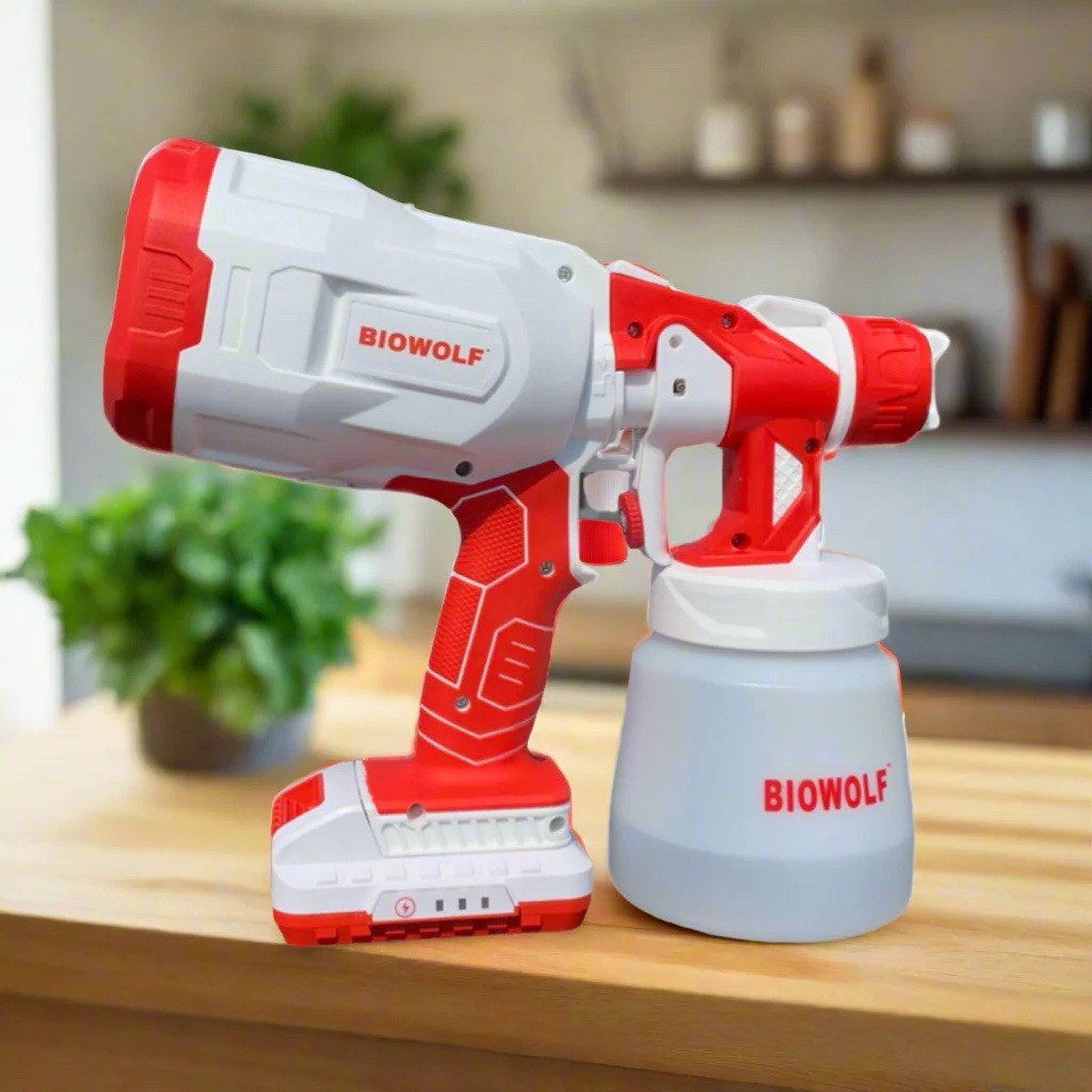 BioWolf Disinfectant Spray Gun – New in Box – Cordless Portable Sanitizer