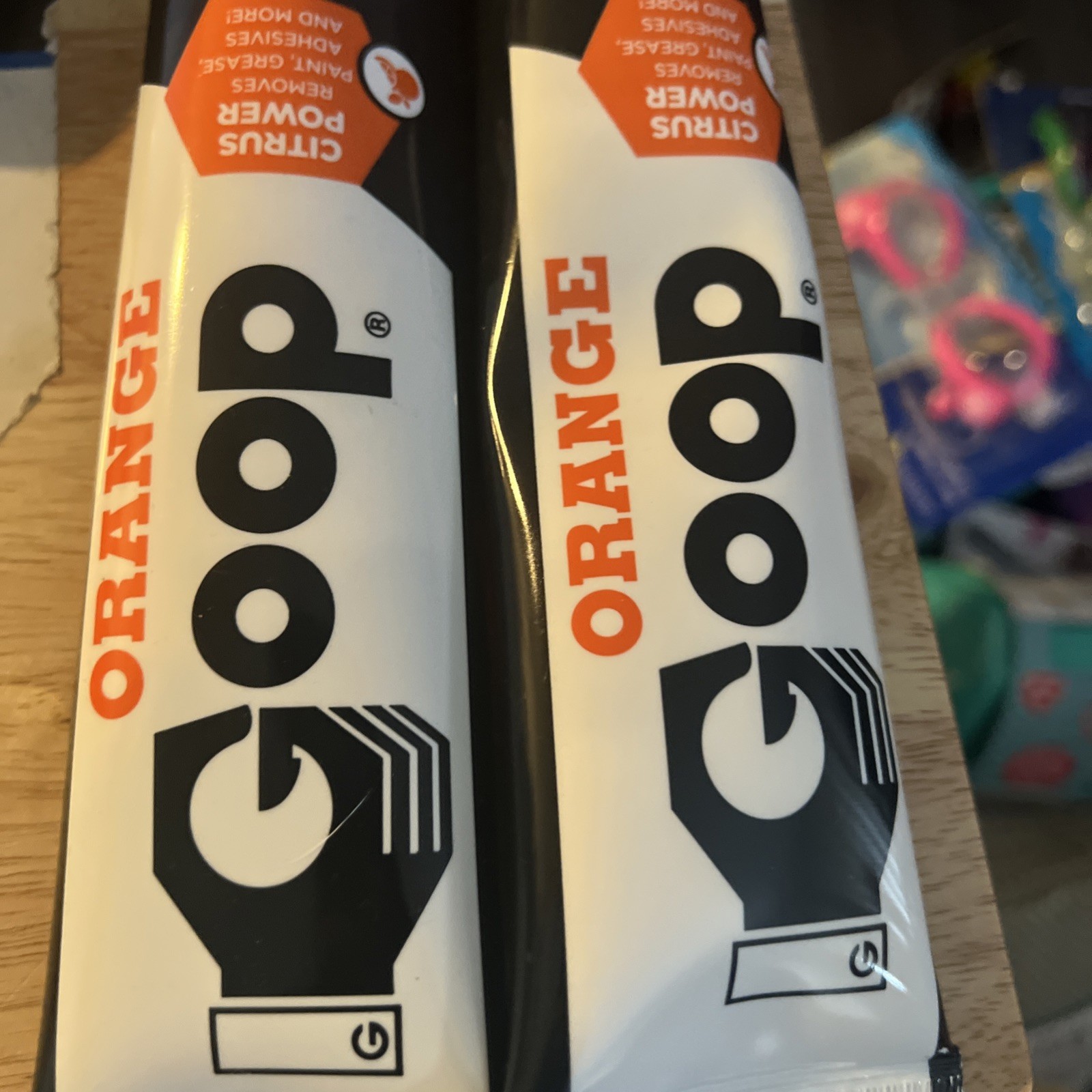 2x GOOP Orange Hand Cleaner Heavy Duty Citrus Power Mechanic 5 ounce tube