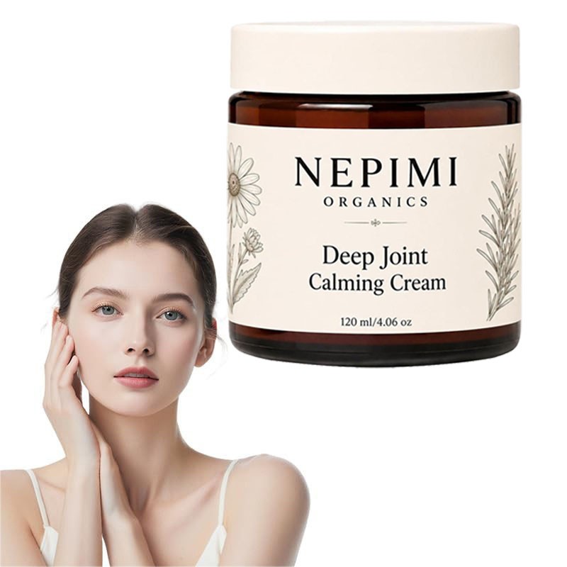 Nepimi Deep Joint Calming Cream, Moisturizing Massage Topical Body Cream 120ml
