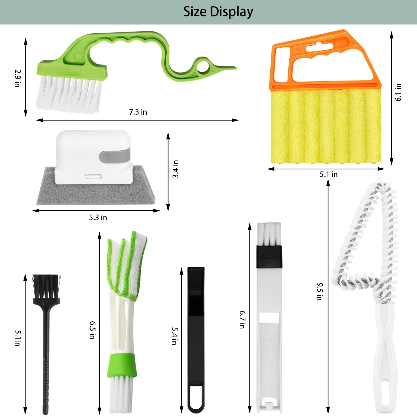 Venetian Blind Cleaner Duster Tool Handheld Window Shutters Duster Window Blind