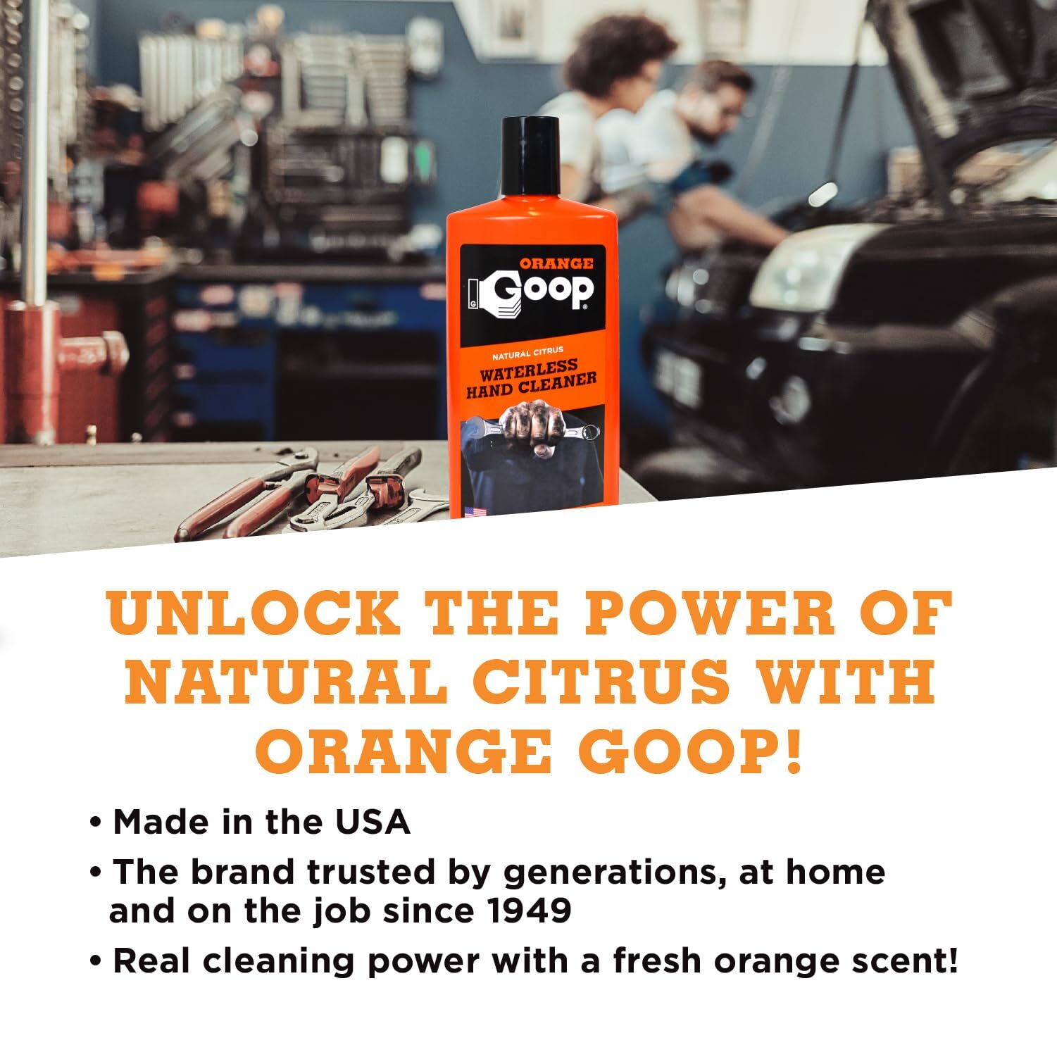 Orange Goop 16 Ounce Natural Citrus Cleaning Agent Non Toxic Safe for Hands