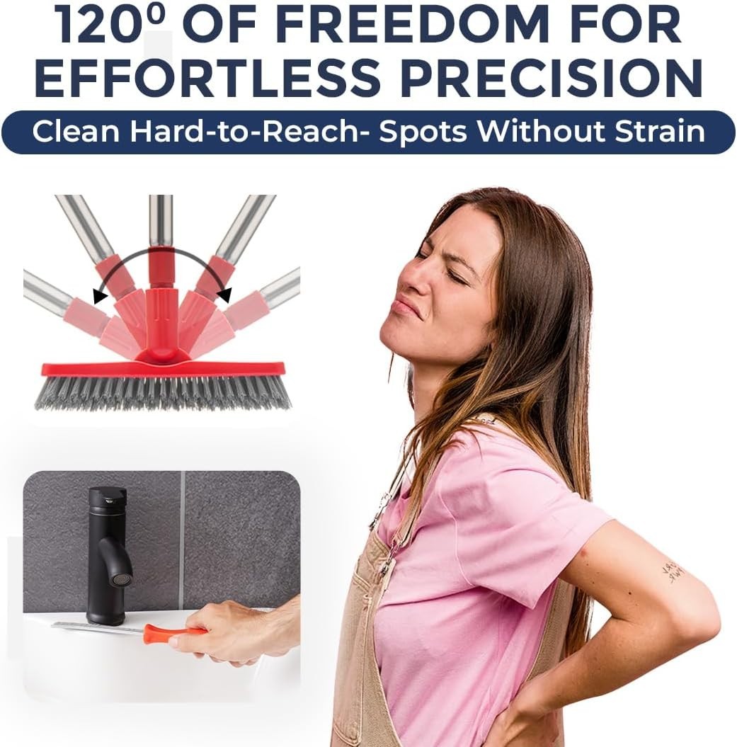 Lightweight and Durable Grout Cleaning Tools Set – Perfect for Home Maintenance