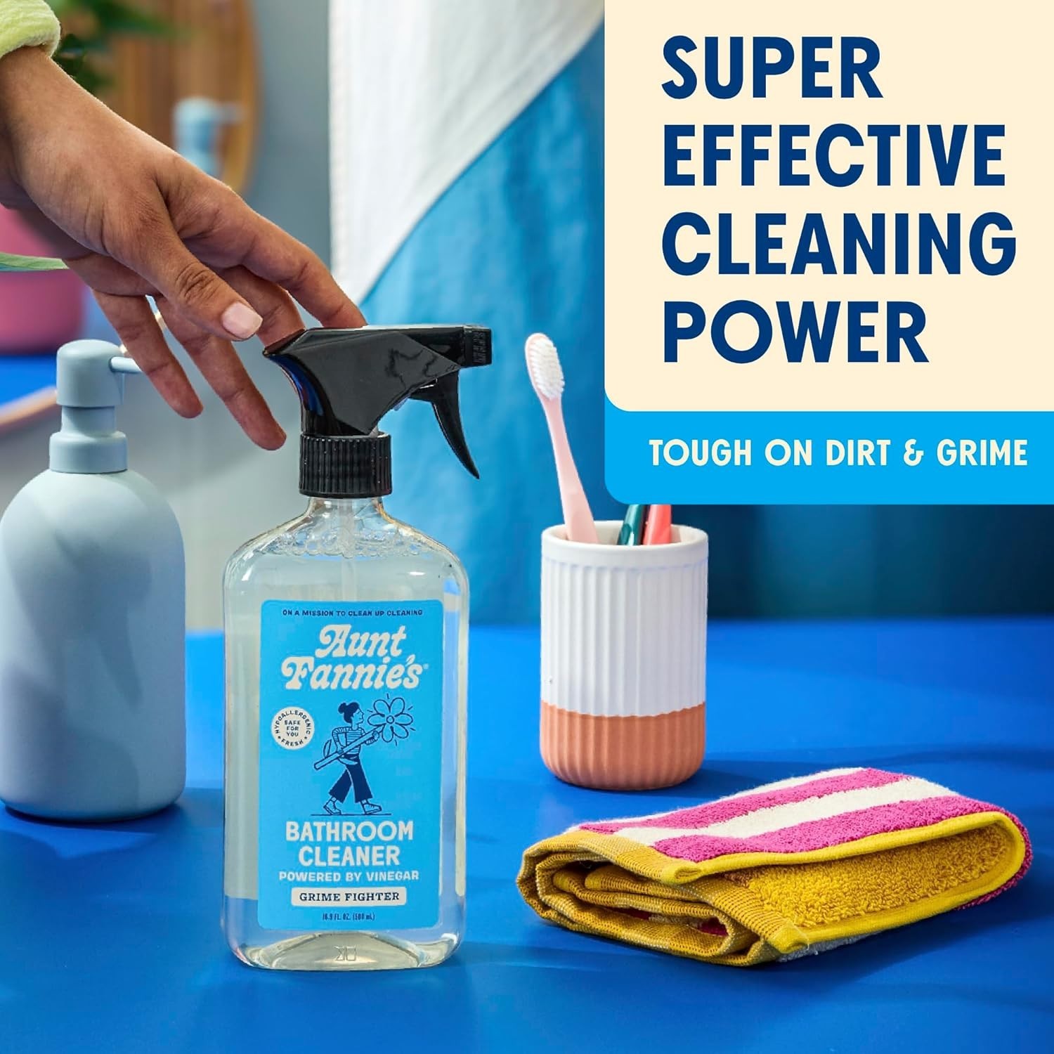 Vinegar Bathroom Cleaner Spray Pack – 6 Count