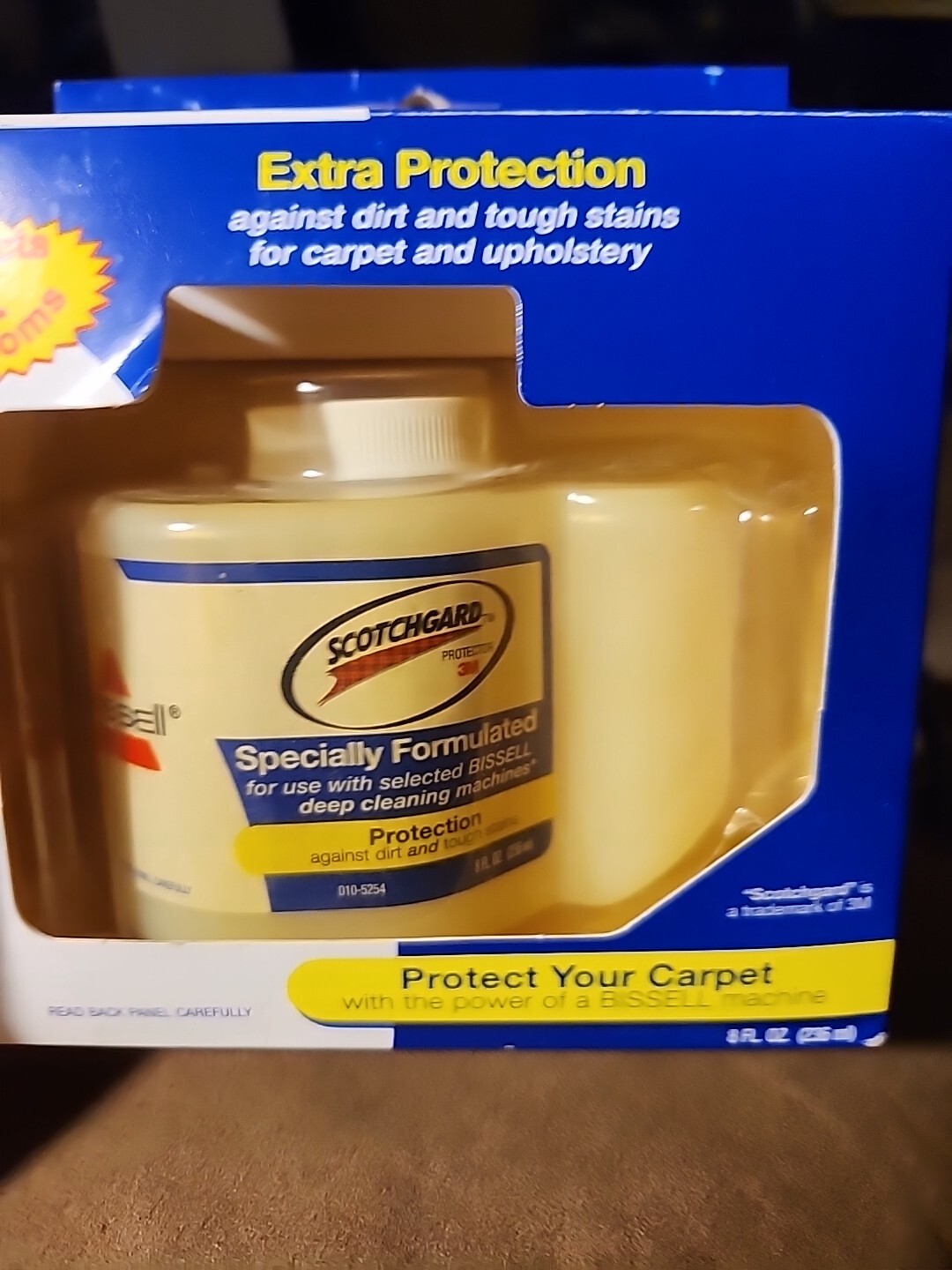 Scotch Gard Protector 3M Bissell Extra Protection For Carpet Upholstery 8 Fl Oz