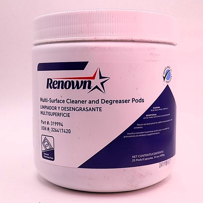 Multi-Surface Cleaner & Degreaser Pods 25ct – Removes Grease, Grime, Ink, Crayon