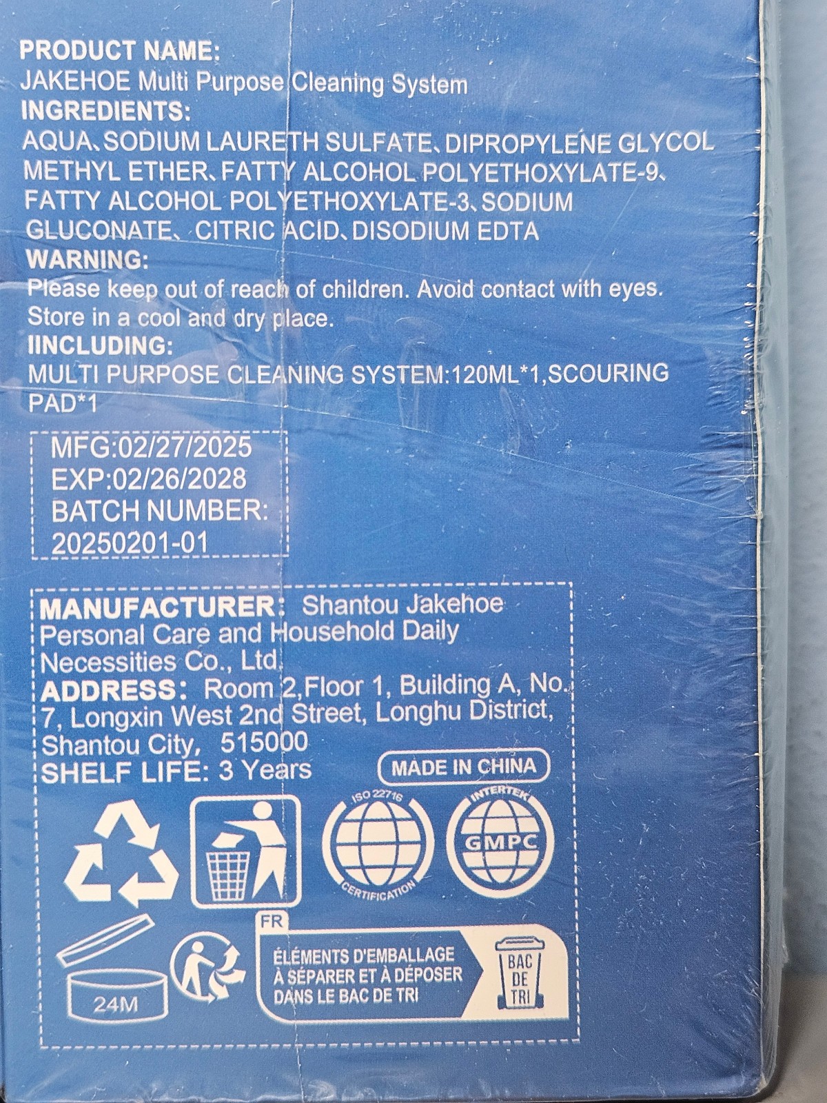 2Pk Jakehoe Multi-Purpose Cleaning System – New & Sealed Exp 2/28