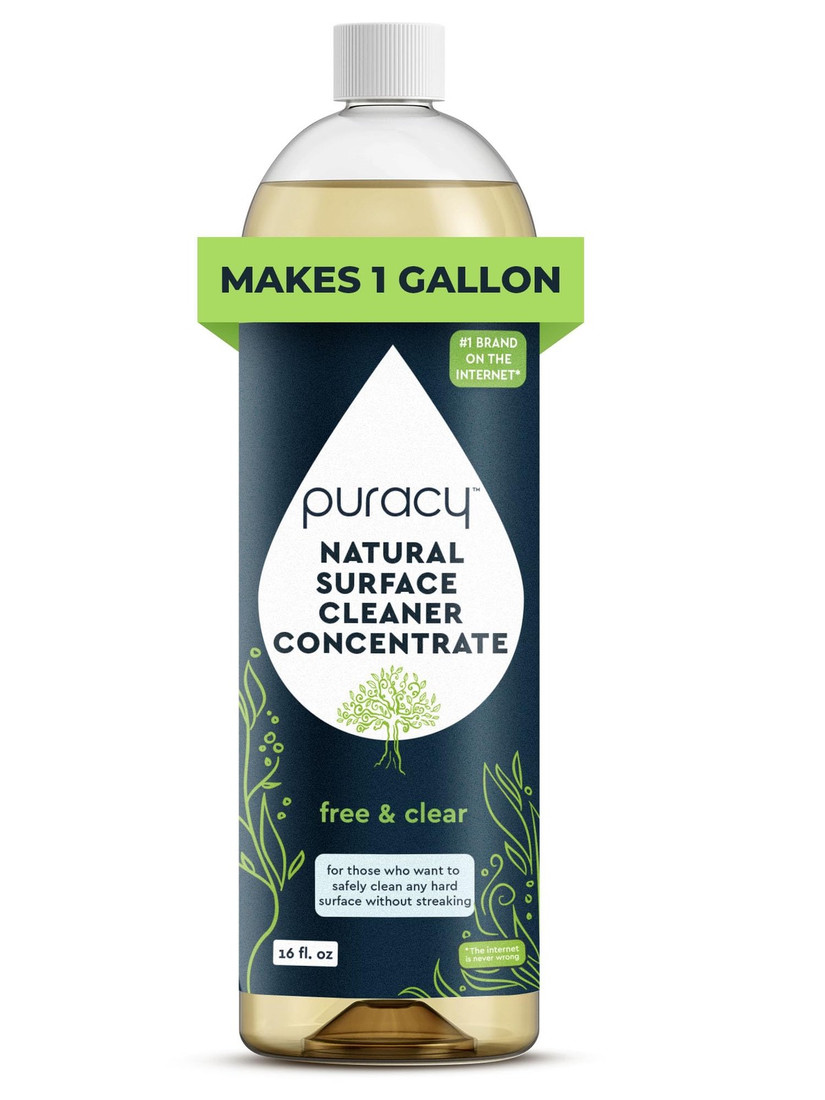 Puracy Multi-Surface Cleaner Concentrate – Plant-Powered Everyday Surface