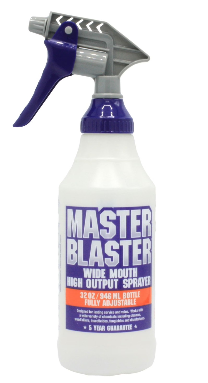 (2 pack) Wide Mouth Master Blaster Plastic Spray Bottle, 32 oz, Single Count