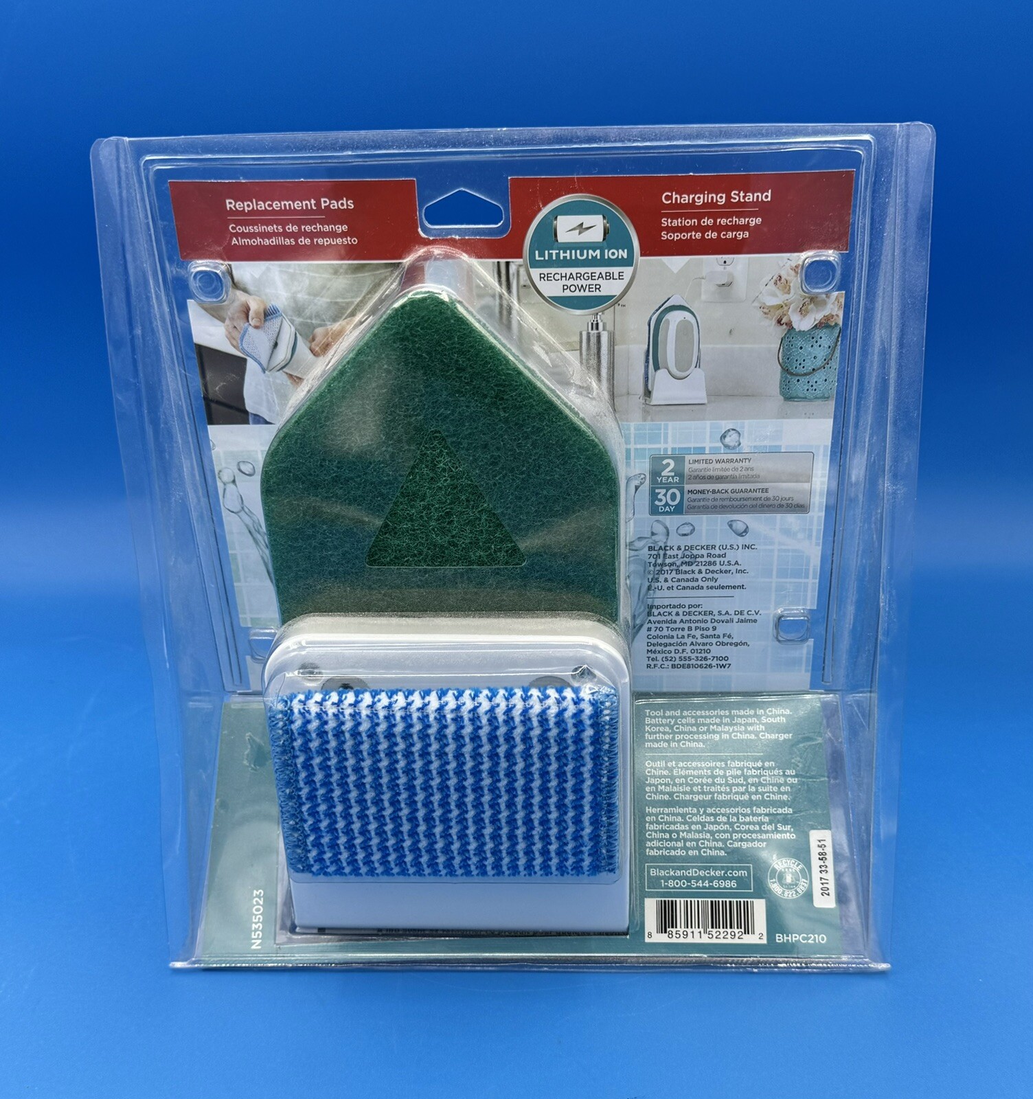 Black + Decker Scumbuster Pro Rechargeable Powered Scrubber BHPC210 New/Sealed