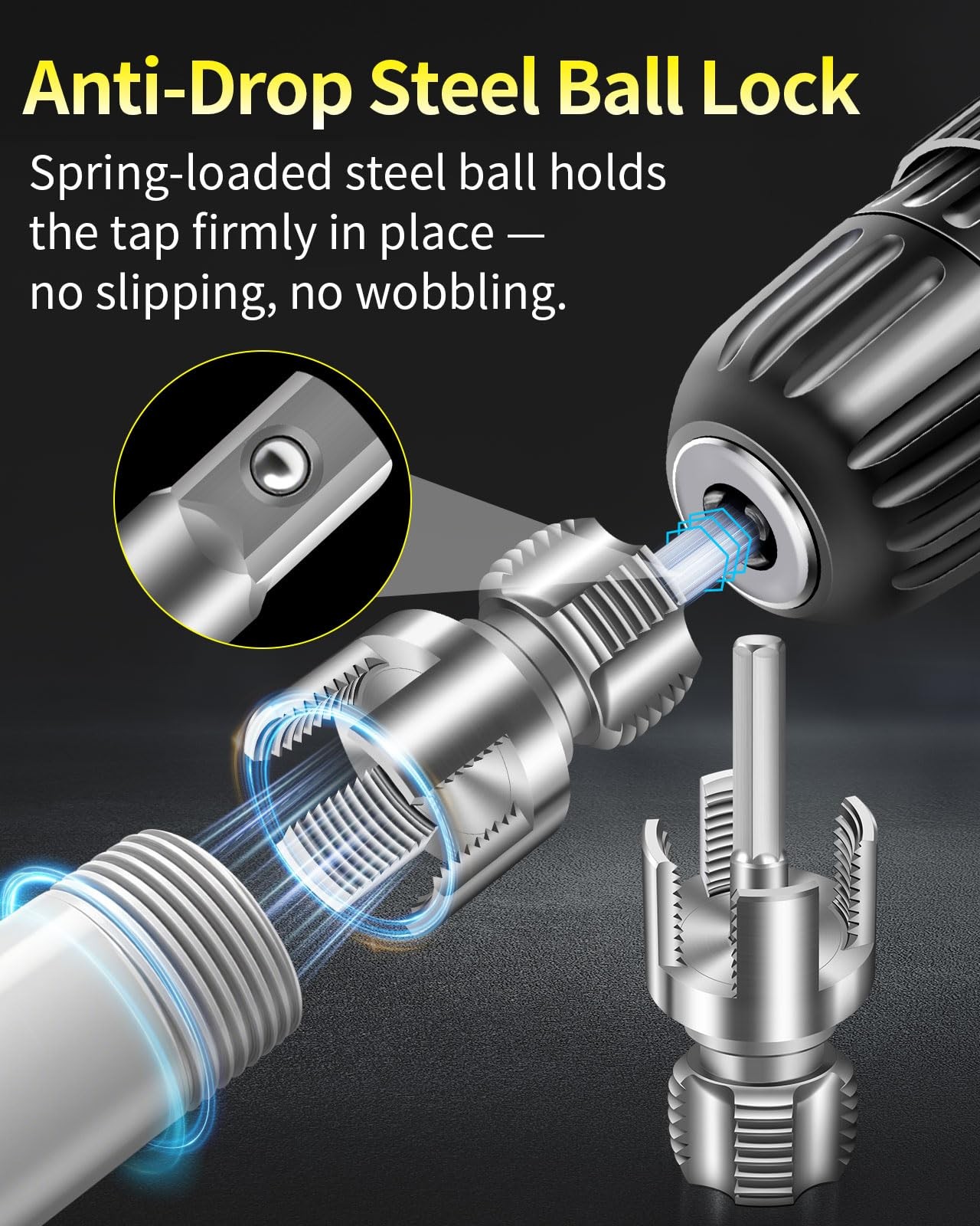 Internal & External Pipe Threading Tool, PVC Pipe Threader, Pipe Threading To…