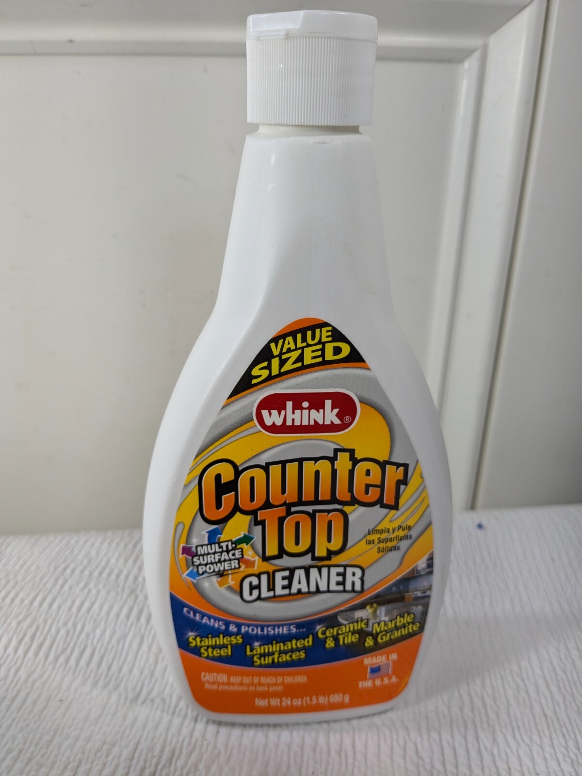 NEW Whink Counter top Cleaner Value size 24 oz clean polish Wink countertop 2011