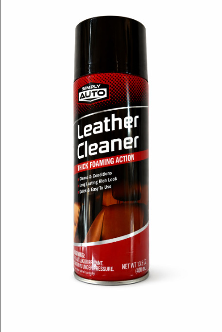 Simply Auto Leather Cleaner & Conditioner 13.5oz Thick Foaming Action 3 Pack