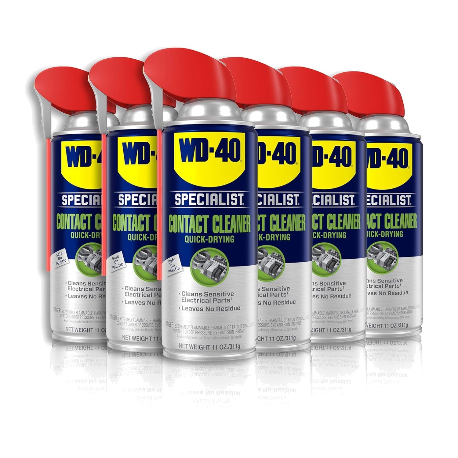 Electrical Contact Cleaner Spray 11oz (Pack of 6)
