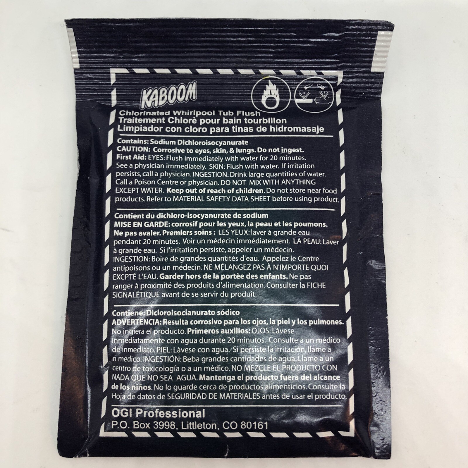 Kaboom Grime Blaster Whirlpool Tub Flush 1 Oz Packets / Set of 30