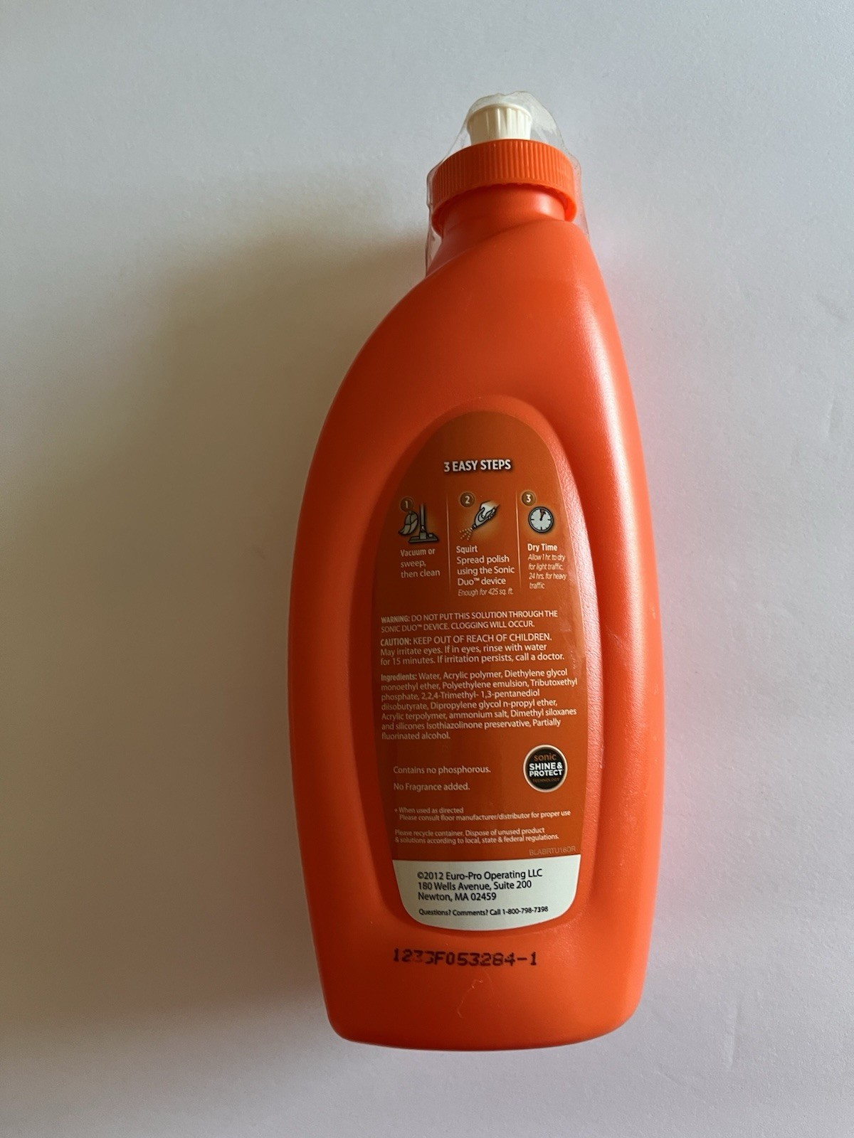 Shark Wood & Hard Floor Polish 16 Oz High Gloss Restores & Protects New