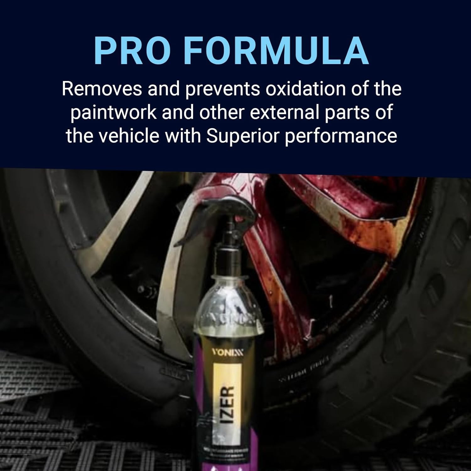 Vonixx Izer Iron Remover Spray | pH-Neutral, Non-Acidic Formula | Easy Applicati