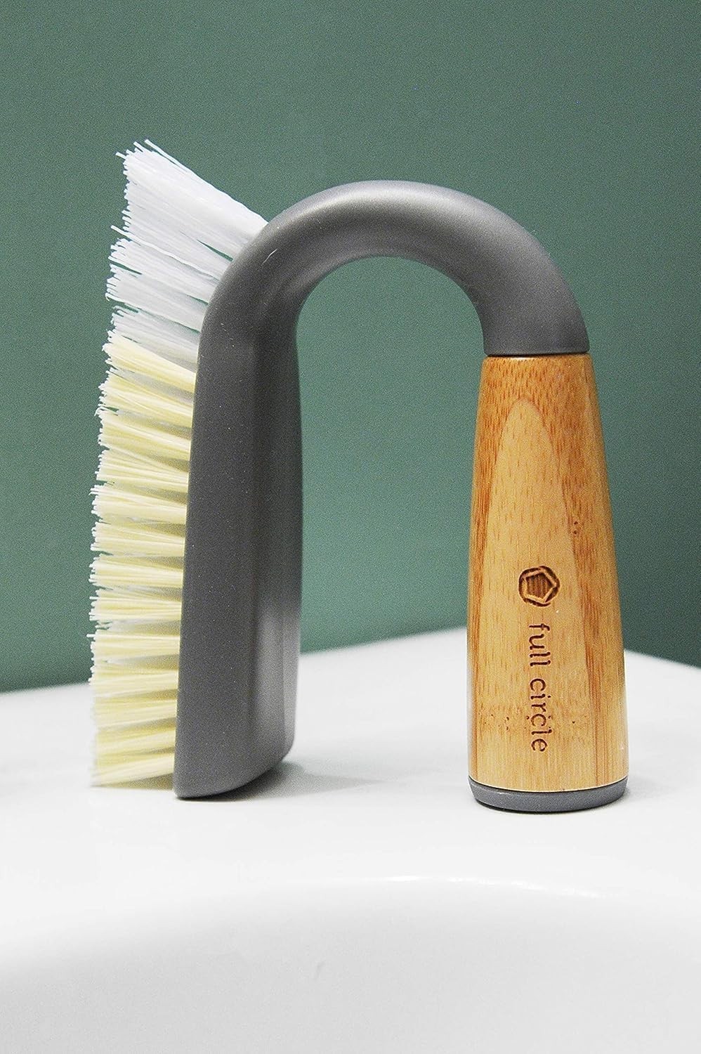 Grunge Buster Grout & Tile Brush – Recycled Materials, Tough & Durable Grey Tool
