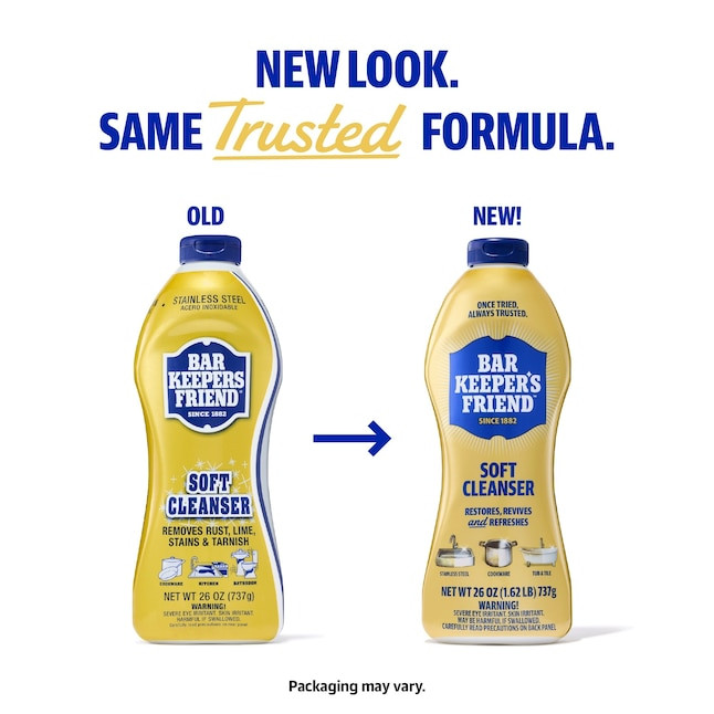 Bar Keepers Friend Citrus Liquid Cleanser 26oz All Purpose Surface Polish