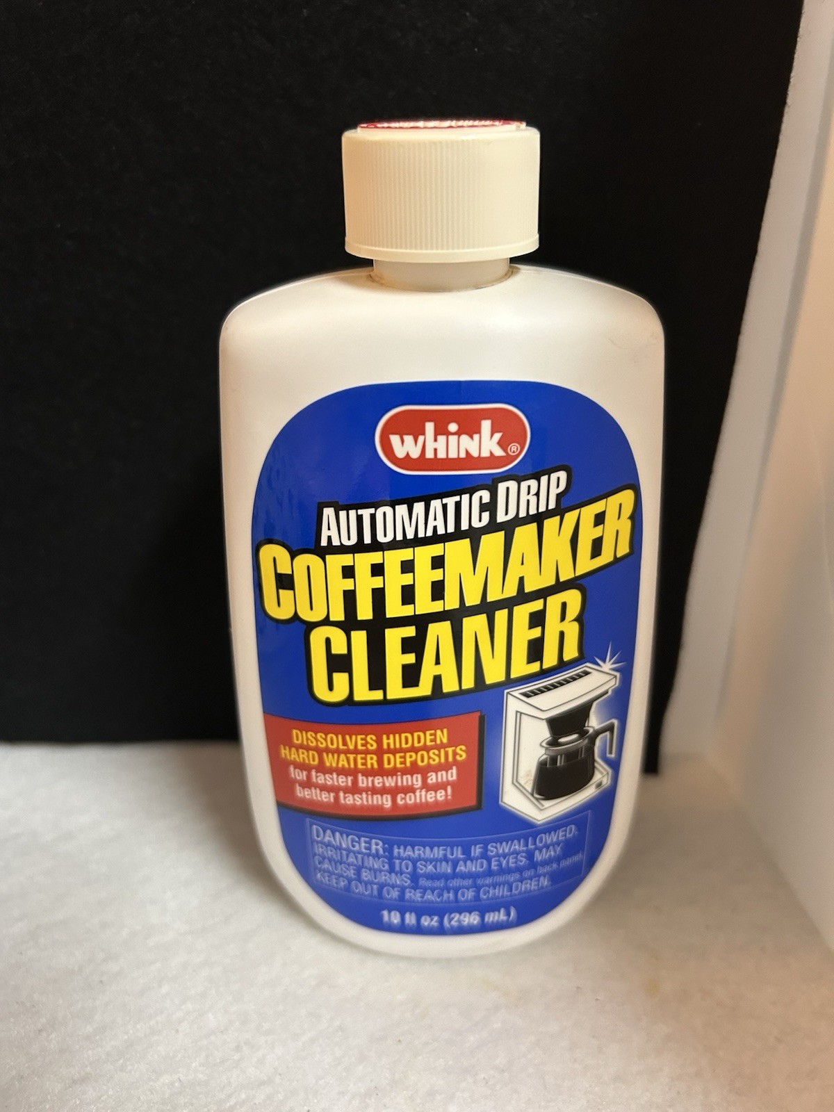 Whink Automatic Drip Coffeemaker Cleaner Hard Water Remover 10oz