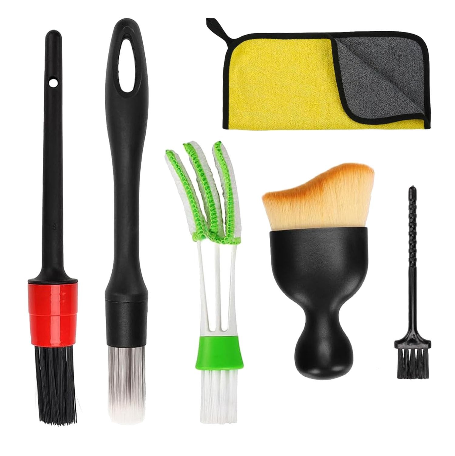 Car Interior Duster Detail Brush Cleaning Kit Accessories Tools for Auto Truck