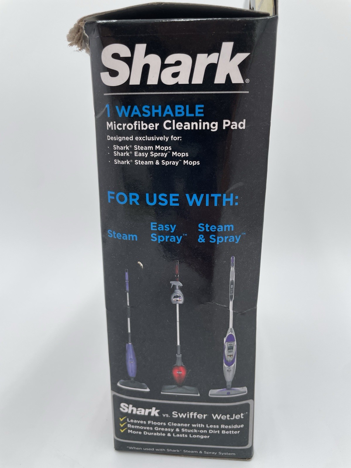 Shark Microfiber Cleaning Pad Sonic Steam Easy Spray 1 Count Washable For Floors