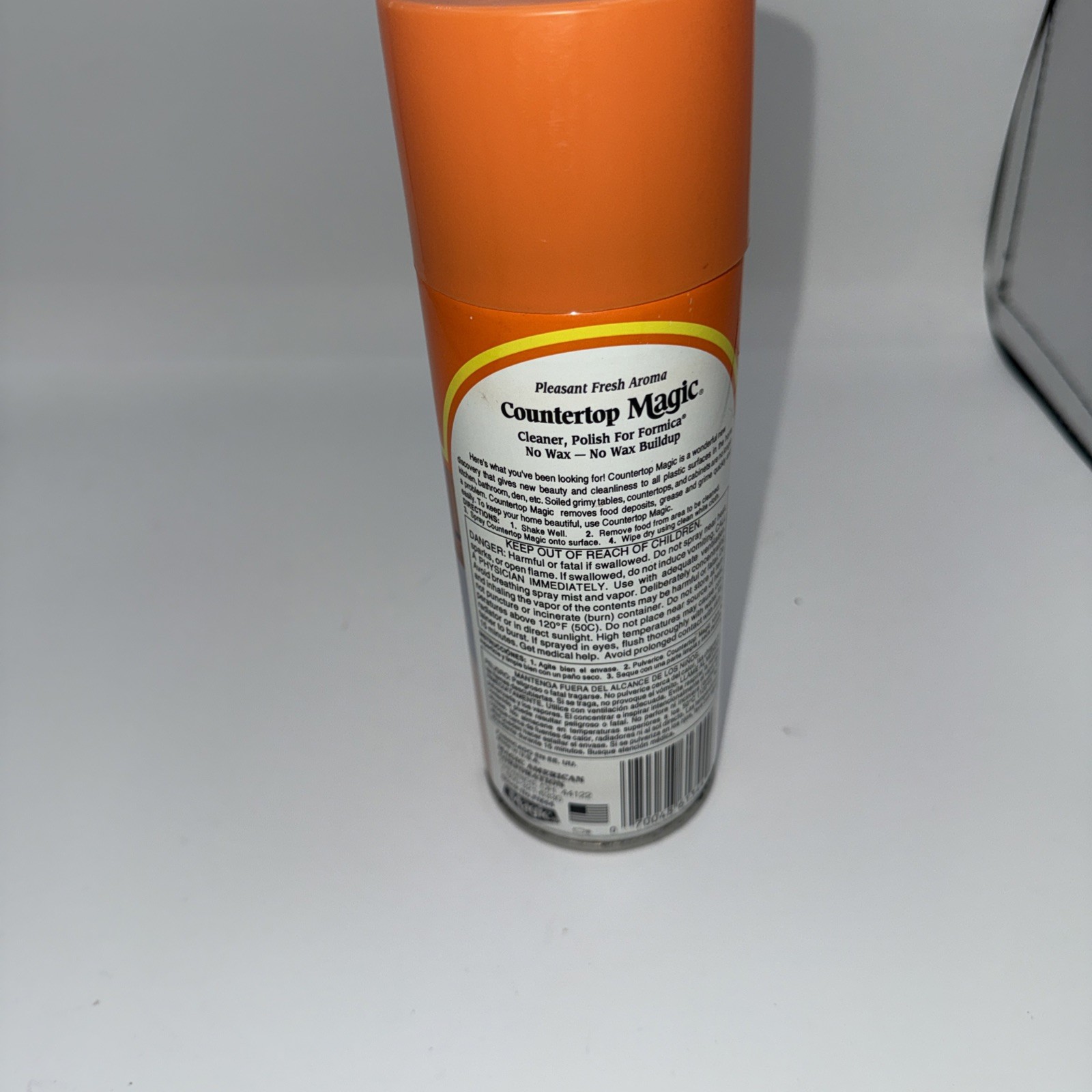 Vintage Original Countertop Magic Aerosol Spray Cleans Polishes 13 oz…New O/S