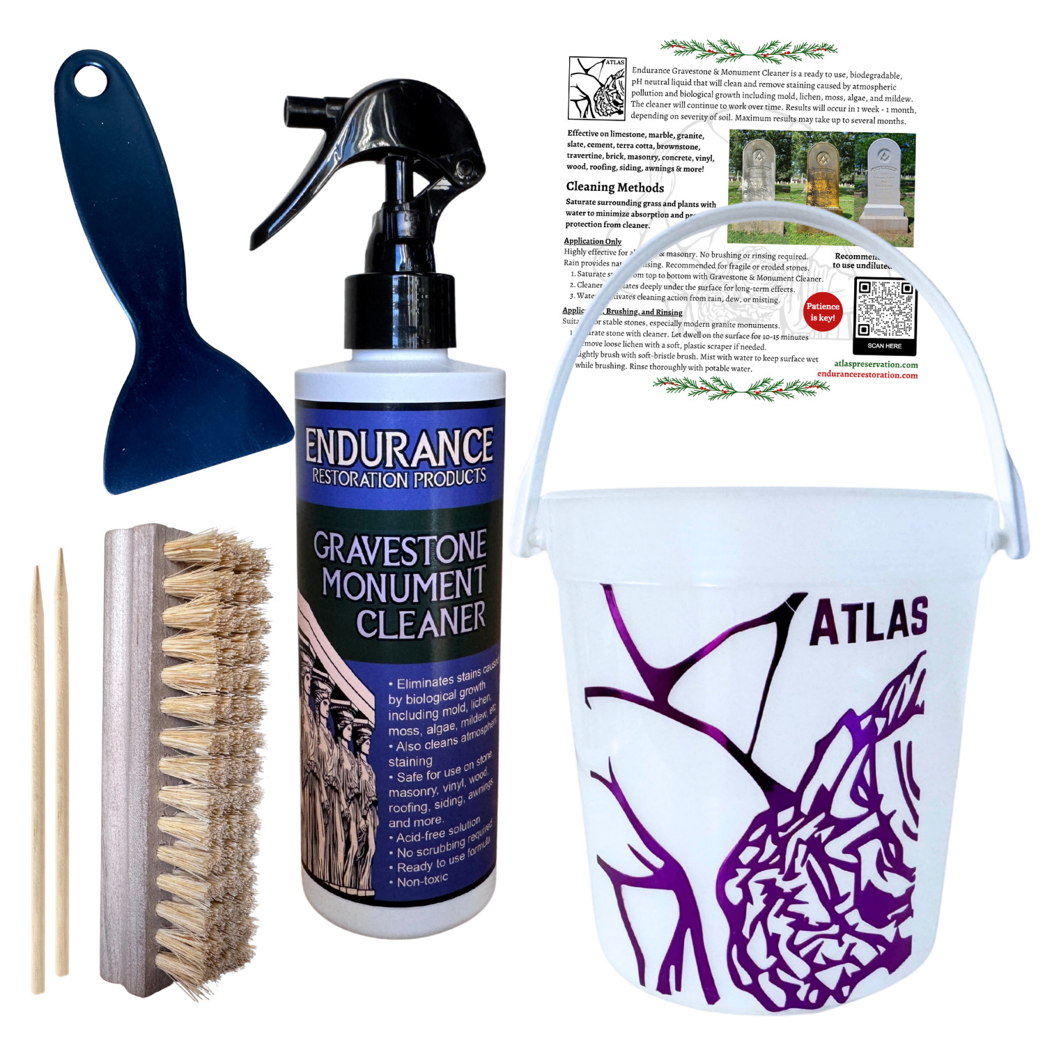 MINI Endurance Gravestone & Monument Cleaning Set