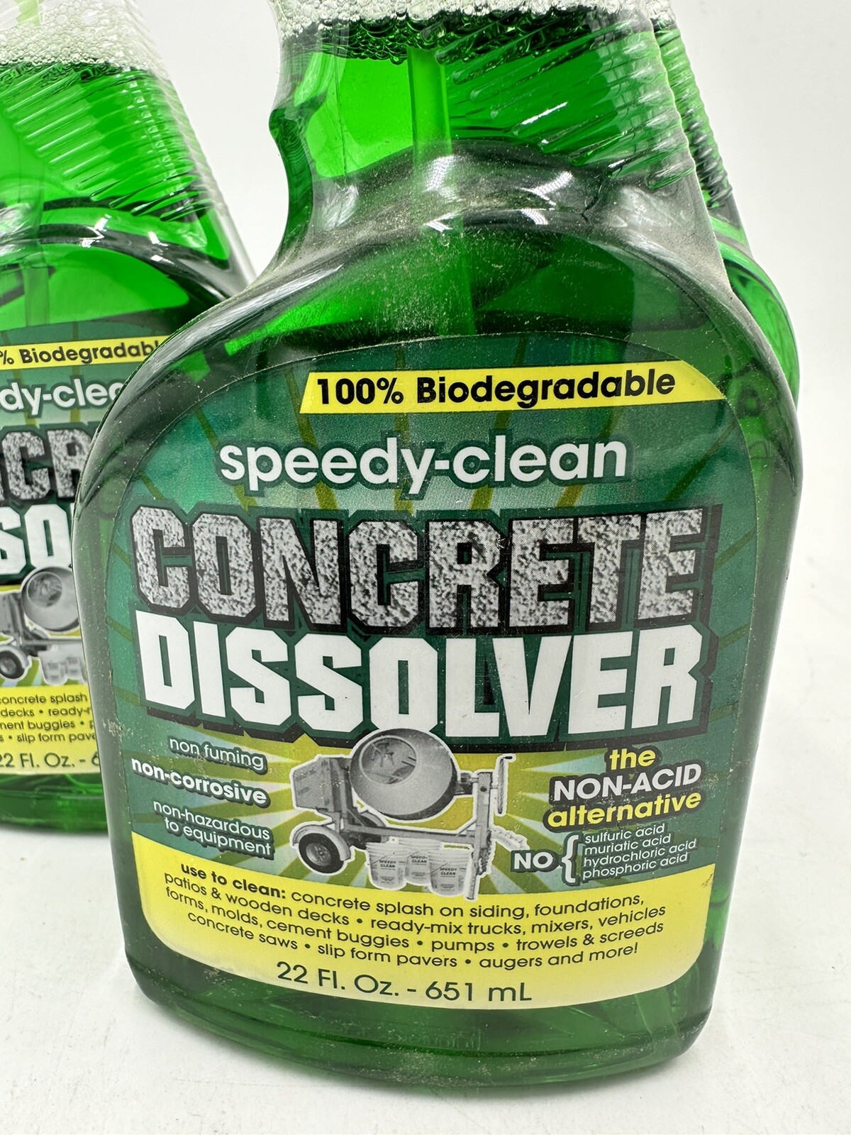Speedy Clean Concrete Dissolver Non Corrosive Non Fuming Biodegradable 3 Total