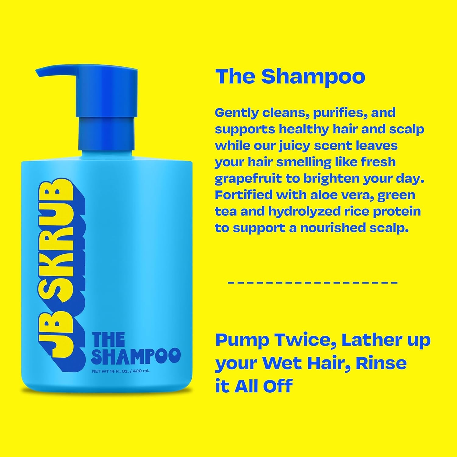 JB SKRUB The Hair and Body Wash Super Duo – No Harsh Ingredients – Conquer Ado
