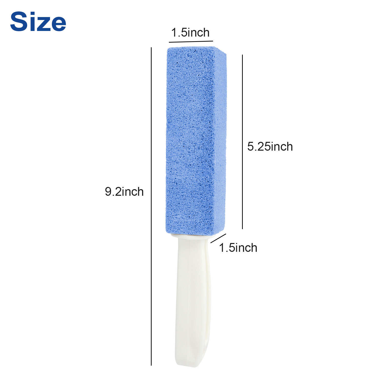 4 PCS Pumice Stone Cleaning Heavy Duty Handle Toilet Scouring Stain Remover Tool