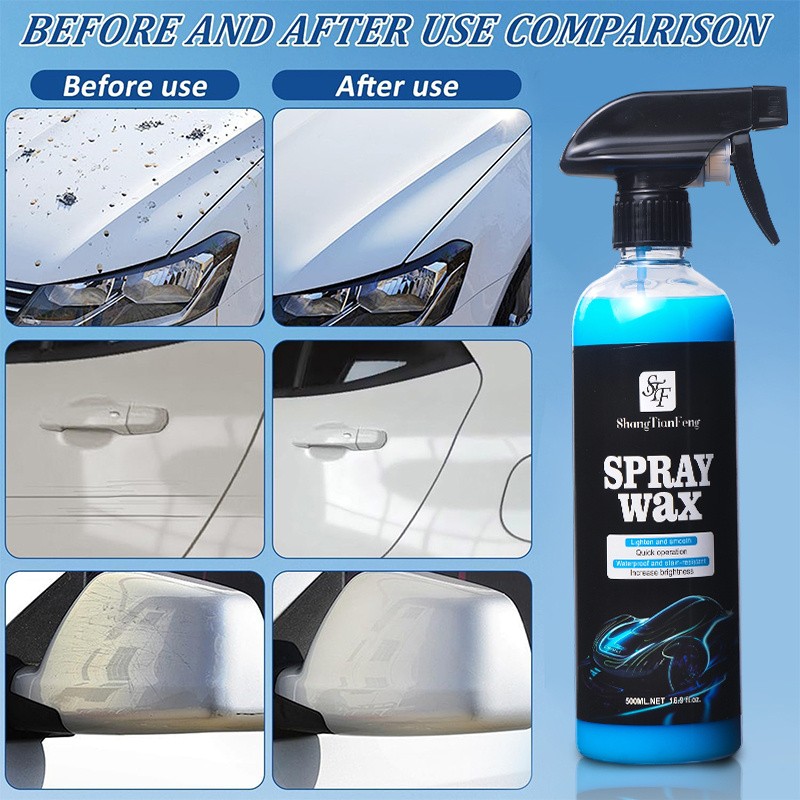 17.6oz Car Coating Spray with Cloth – Quick Detailer for Smart & GM Vehicles