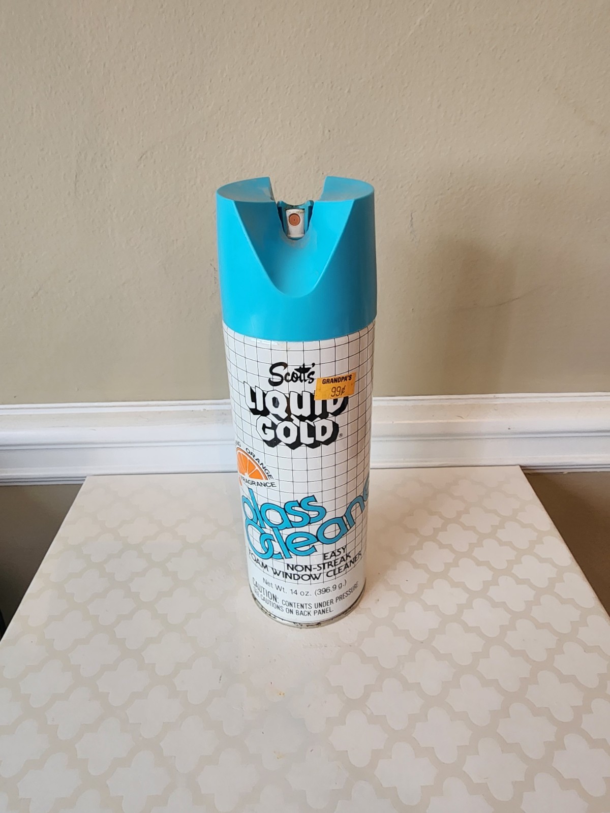 VTG Scott’s Liquid Gold Aerosol Glass Cleaner Blue Can 14OZ Foam Non-streak