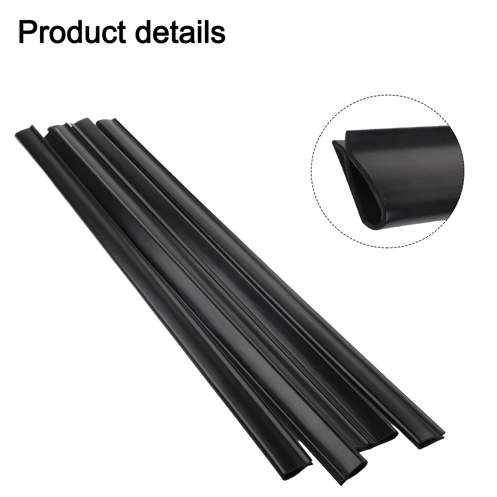 24 Inch Flat Coping Strips for Above Ground Pools For Overlap Liner Fit