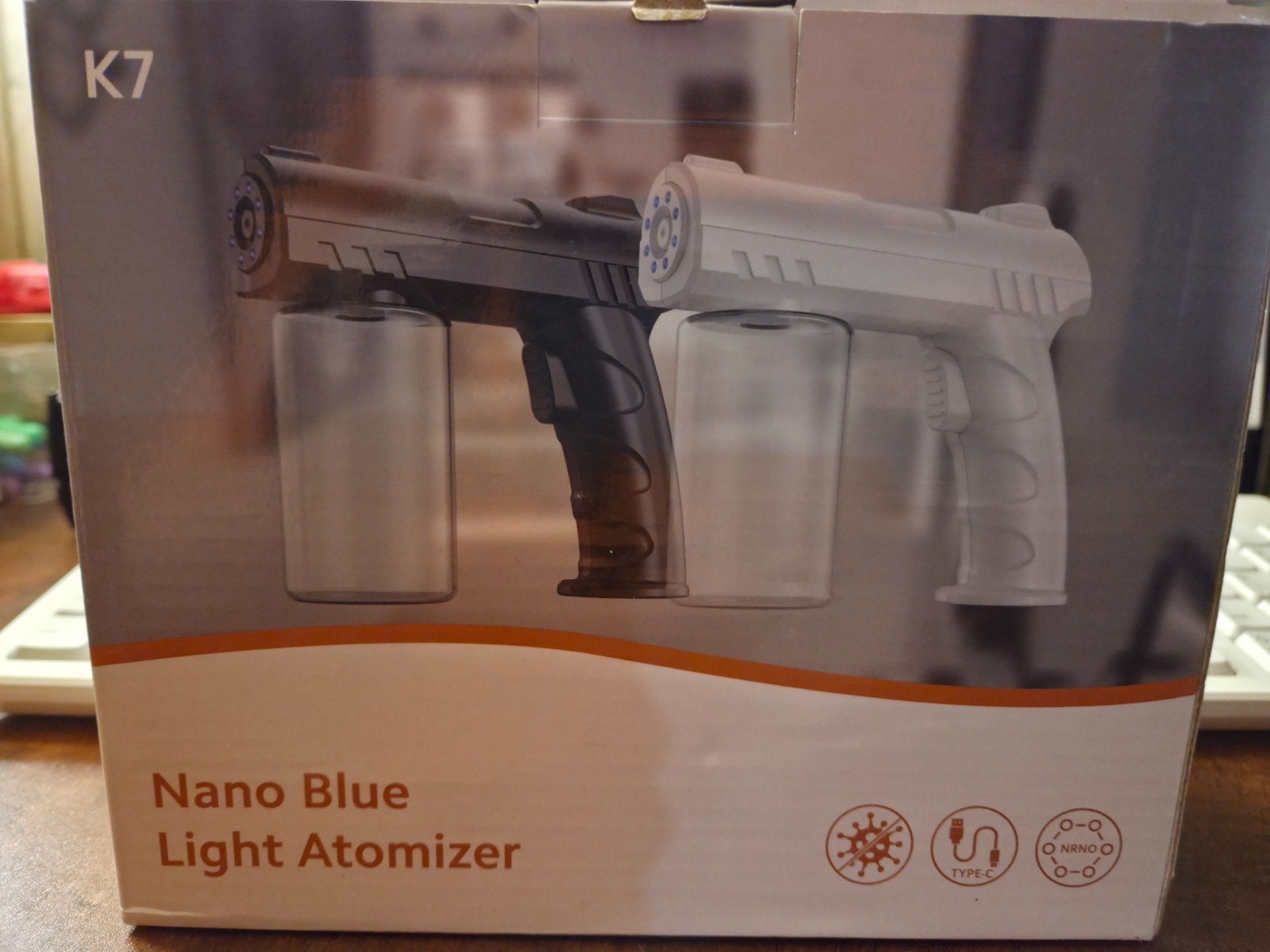 Nano Blue Light Atomizer – 1 EA – Black