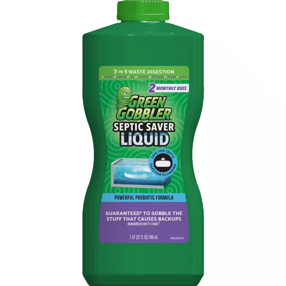 32 Oz. Liquid Septic Saver Tank Treatment Drain Cleaner