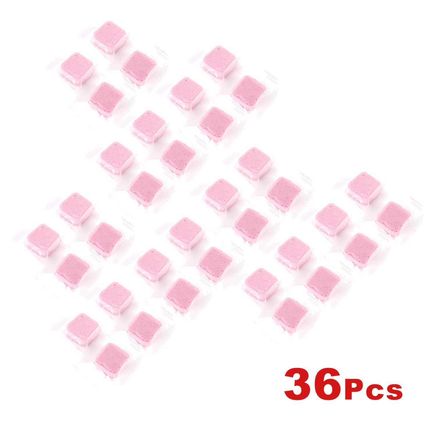 Hands-Free Compact Cost-Effective Bowl-Safe Toilet Cleaning Effervescent Tablets