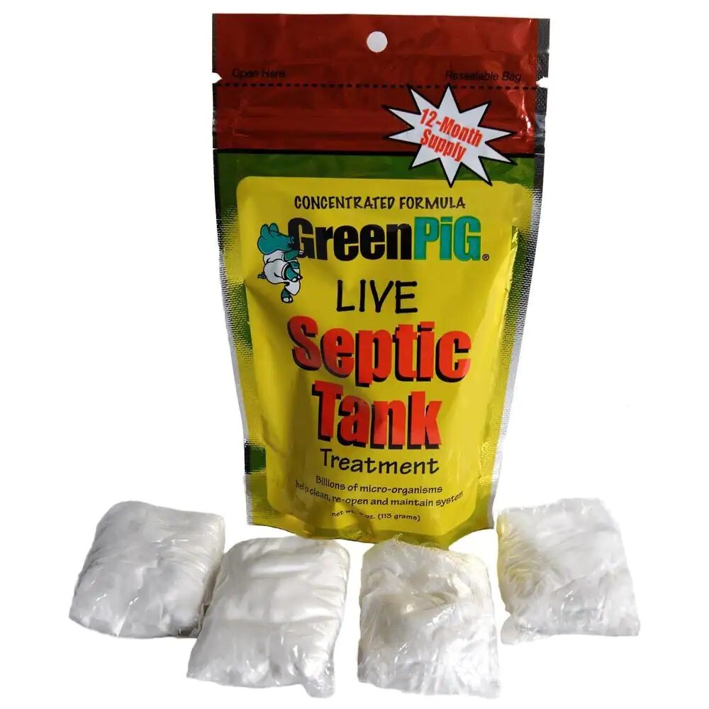 1-Year Supply – 4 Pcs Dissolvable Septic Tank Treatment Tablets