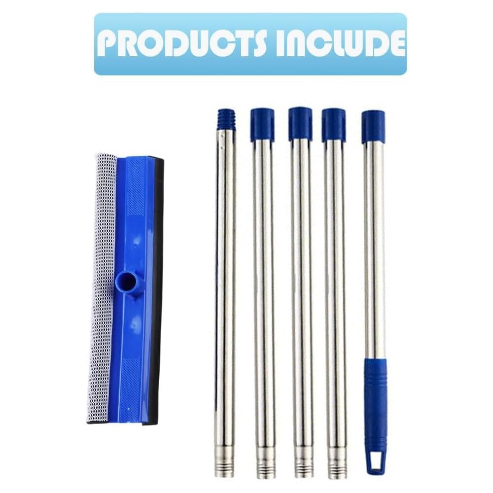 72″ Window Squeegee for Window Cleaning – Long Handle Window Cleaner Tool