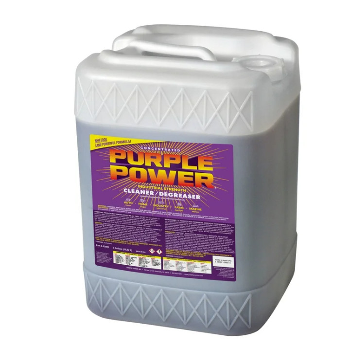 Purple Power Industrial strength Cleaner Degreaser, 5 Gallon (2pack)