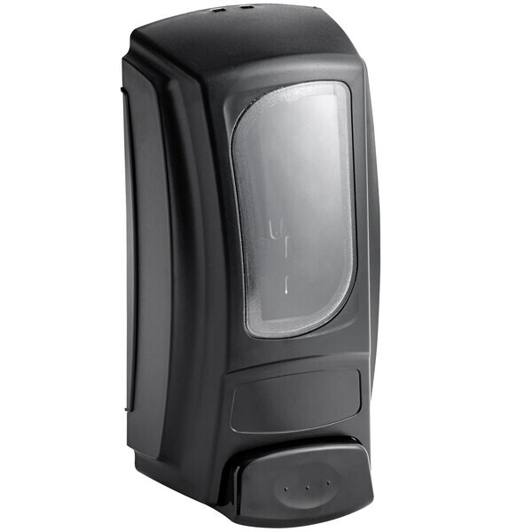 DIAL ECO-SMART 15 oz BLACK LIQUID HAND SOAP/AMENITY DISPENSER, 7 1/2″ x 3 3/4″