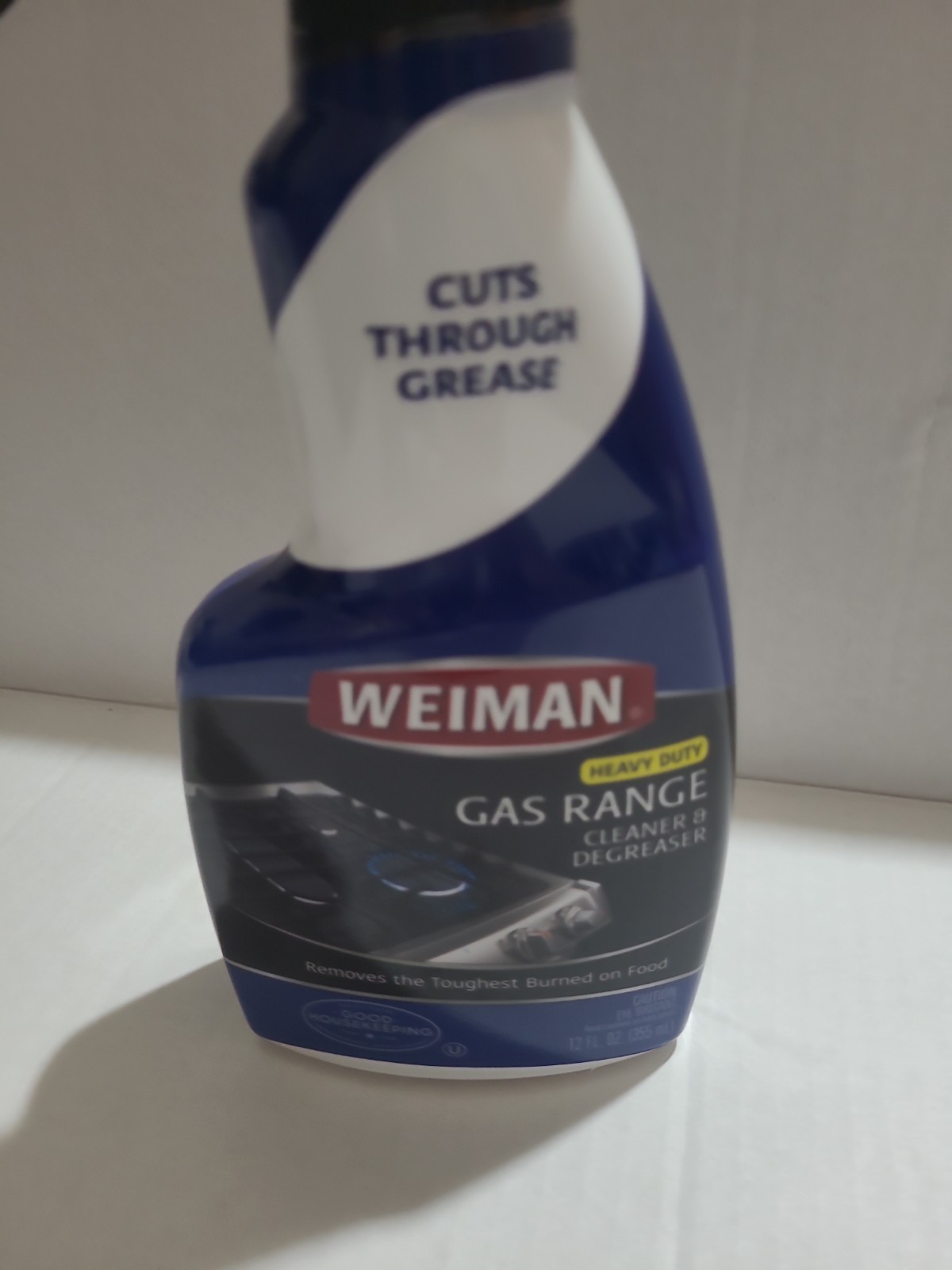 Weiman Heavy Duty Gas Range Cleaner & Degreaser Spray 12 fl oz