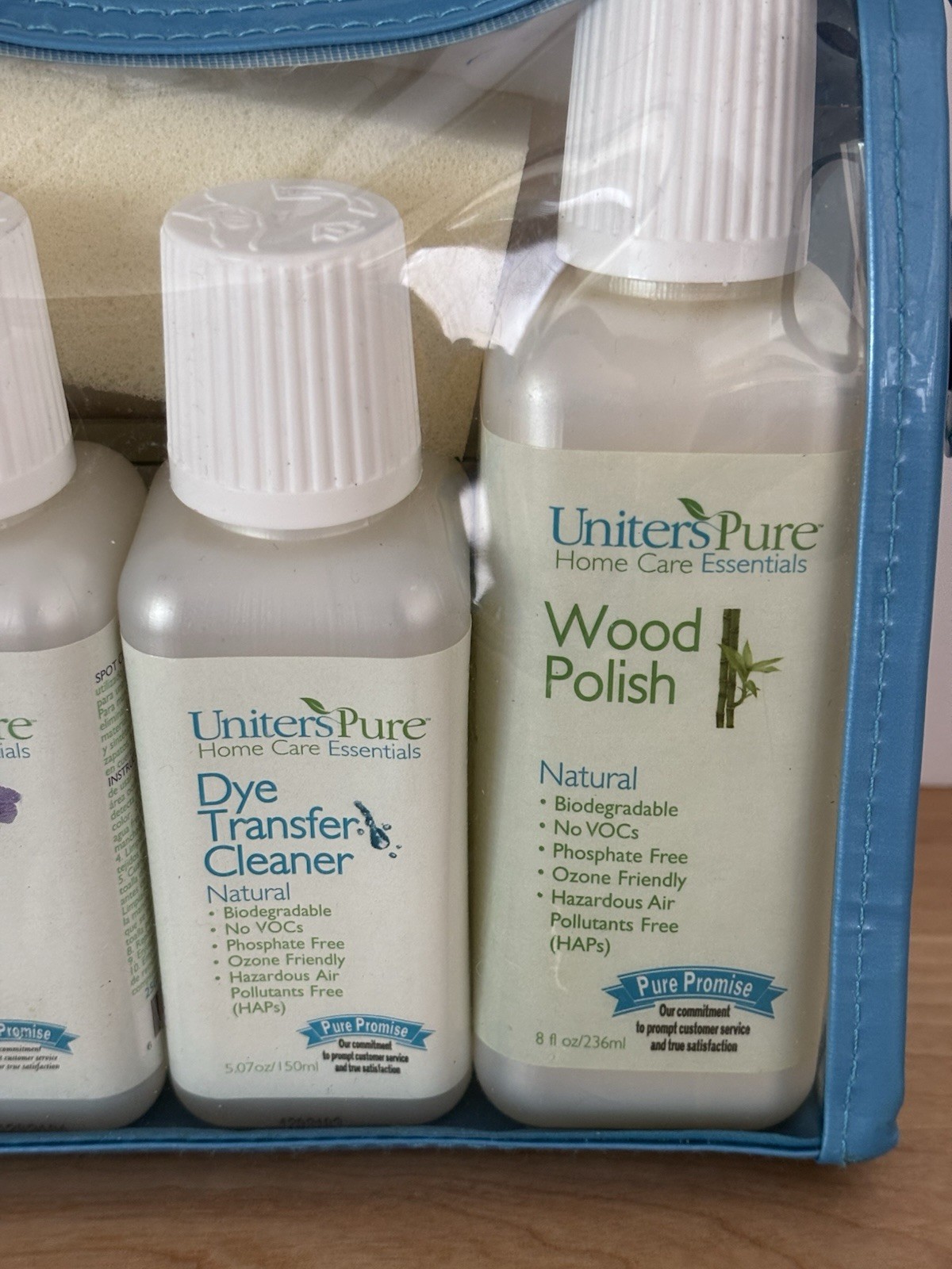 UNITERS PURE Home Care Essentials Natural Cleaner Kit Furniture Wood Leather NEW
