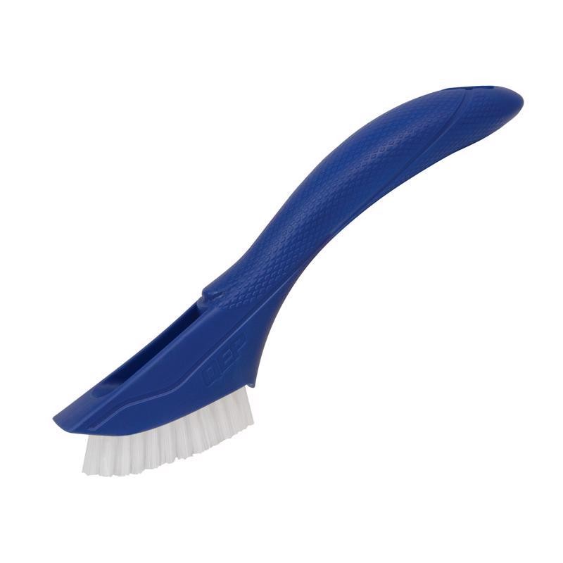 QEP 20842 Blue Plastic Comfort Grip Grout & Tile Cleaning Brush 8 H x 1.8 W in.