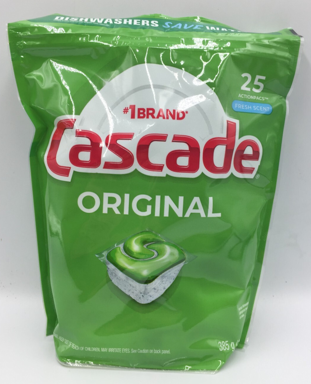Cascade 80675 Original Fresh Scent ActionPacs, 25 CT. New Sealed Package