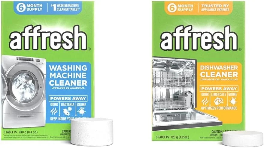 Affresh Washing Machine Cleaner And Dishwasher Cleaner Bundle, Includes 6 Month