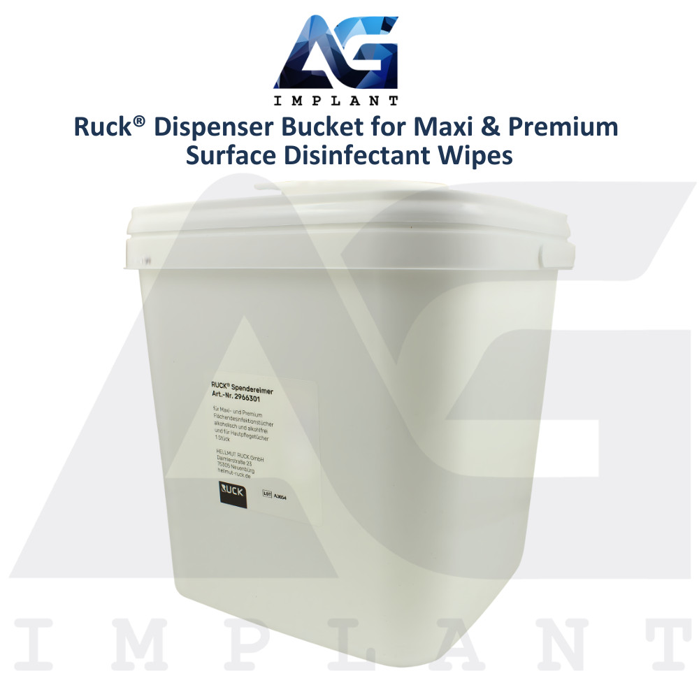 Surface Cleansing Wipes White Portable Dispenser Bucket Reusable Storage