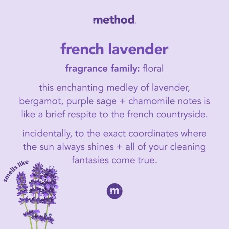 3 ~ Method All-Purpose Cleaner French Lavender Scent Cuts Grease & Grime 28 oz