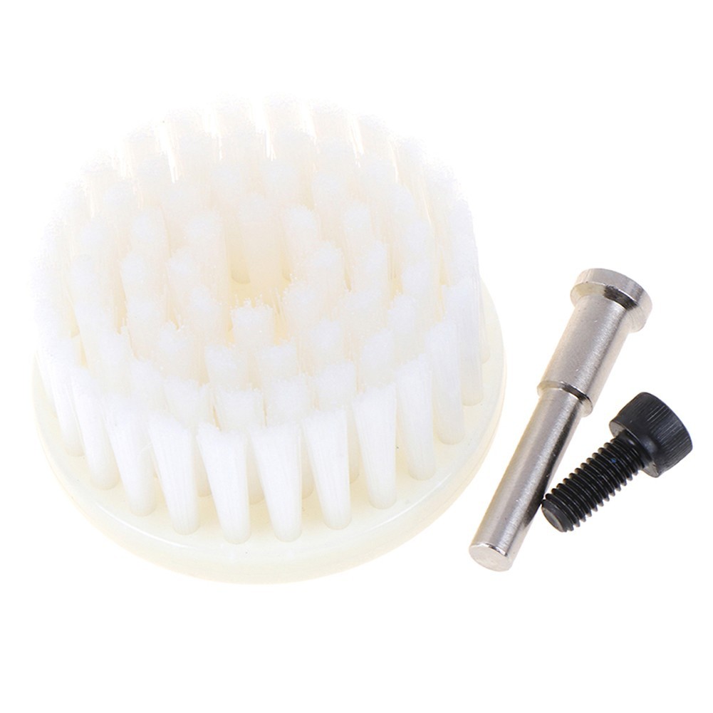 Drill Brush Attachment Soft Scrubber Leather Upholstery Car Detailing Cleaning